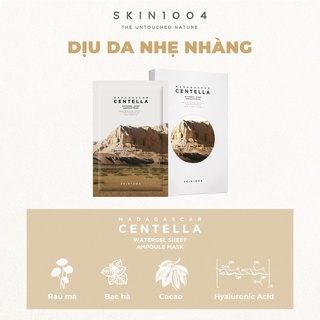 Mặt nạ giấy chiết xuất rau má Skin1004 Madagascar Centella Watergel Sheet 25ml cấp ẩm, giảm sưng