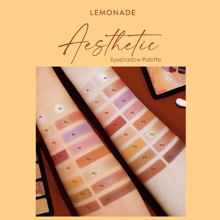 Bảng phấn mắt 16 ô Lemonade Aesthetic Eyeshadow Palette 20.8g bám màu tốt, giữ màu lâu trôi
