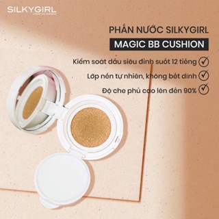 Phấn nước SilkyGirl Magic BB Cushion SPF50/PA+++ 15g che phủ tốt kiềm dầu hiệu quả