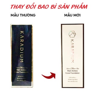Kem nền Karadium Main Actress Cover Foundation SPF30/PA++ 30ml mỏng nhẹ tự nhiên che khuyết điểm tốt
