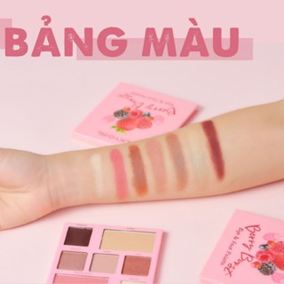Bảng phấn mắt và má 7 ô Silkygirl Eye & Face Palette 12.6g hạt phấn li ti mềm mịn