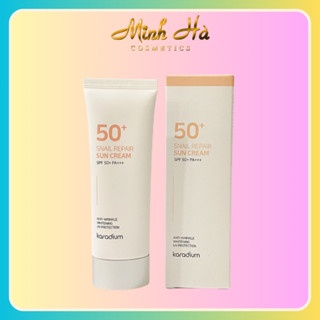 Kem chống nắng Karadium Snail Repair Sun Cream SPF 50+ PA+++ 70g dưỡng trắng và giảm vết nhăn