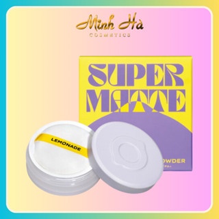 Phấn phủ bột Lemonade Supermatte No Makeup Loose Powder 9g nhẹ tênh, siêu kiềm dầu