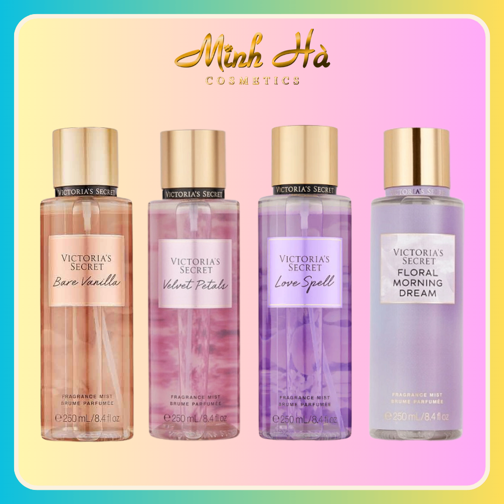 Xịt thơm Victoria's Secret Fragrance Mist 75/250ml hương thơm quyến rũ lưu hương lâu