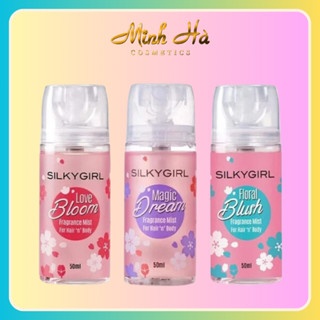 Xịt thơm Silkygirl Fragrance Mist Hair And Body 50ml cho cơ thể tỏa mùi hương ngọt ngào