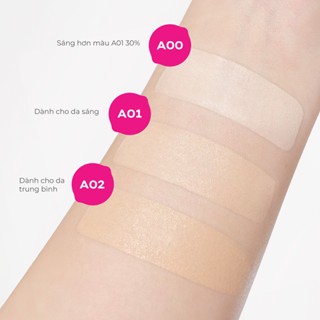 Phấn nước Lemonade Matte Addict Cushion SPF 50+ PA+++ 15g che phủ mỏng nhẹ mịn màng