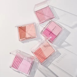 Phấn má hồng trang điểm Wakemake Sheer Layering Dual Blusher 5g chất phấn siêu mịn độ bóng tự nhiên