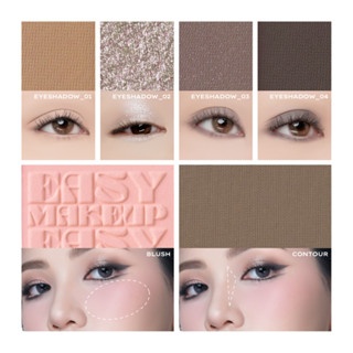 Phấn mắt Lemonade Aesthetic Multi-task Palette 10.8g chất phấn mịn lì lên màu chuẩn