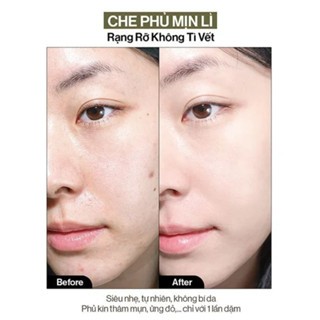 Phấn nước trang điểm GLAMRR Q Vegan Super Cover Cushion SPF50+/PA+++ 15g kiềm dầu và che phủ tốt