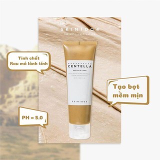 Sữa rửa mặt tạo bọt Madagascar Skin1004 Ampoule Foam 125ml làm dịu và sạch da