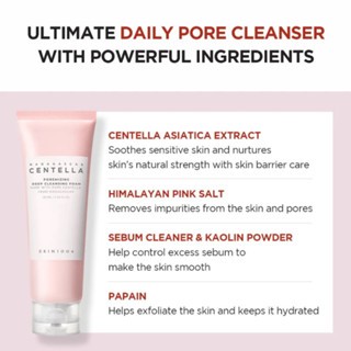 Sữa rửa mặt Skin1004 Madagascar Centella Poremizing Deep Cleansing Foam 125ml kiểm soát lượng dầu làm sạch bã nhờn