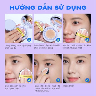 Phấn nước Lemonade Supermatte No Makeup Cushion 15g thuần chay mỏng nhẹ kiềm dầu chống nắng
