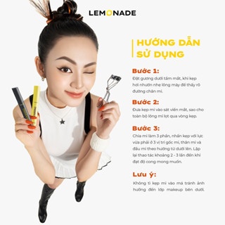 Kẹp mi Lemonade Eyelash Curler 22g làm cong mi tạo hiệu ứng mắt to tròn