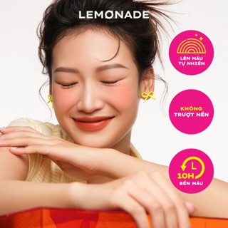Phấn má kem Lemonade Perfect Couple Blush 5 years 8.5g finish mịn lì bền màu kèm cọ tiện dụng