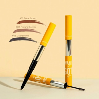 Chì kẻ mày 2 đầu Lemonade Dual Eyebrow Want It Got It 4g tiện lợi lâu trôi