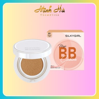 Phấn nước SilkyGirl Magic BB Cushion SPF50/PA+++ 15g che phủ tốt kiềm dầu hiệu quả