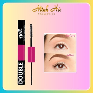 Mascara Silkygirl Double Take Waterproof Duo 3g 2 đầu chuốt tiện lợi không vón cục