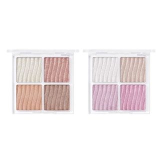 Bảng phấn Highlight 4 ô Wakemake Glow Palette 7.8g chất phấn mịn lì lâu trôi