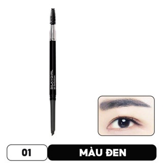 Chì kẻ mày SilkyGirl Hi Definition Brow Liner 0.35g chì kẻ mày 2 đầu giúp định hình chân mày rõ nét