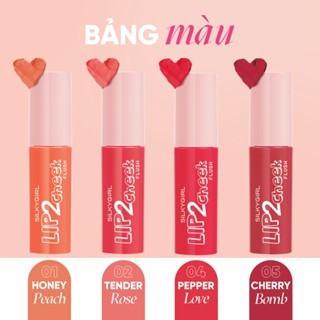 Son kem lì 2In1 Silkygirl Lip 2 Cheek Flush 3.8ml mềm mịn lâu trôi Thái Lan