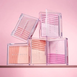 Phấn má hồng trang điểm Wakemake Sheer Layering Dual Blusher 5g chất phấn siêu mịn độ bóng tự nhiên