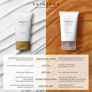 Kem dưỡng Skin1004 Centella Madagascar Cream và Soothing Cream 75g giúp tăng cường bảo vệ và làm dịu da tức thì