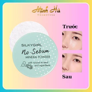 Phấn phủ khoáng kiềm dầu SilkyGirl No-Sebum Mineral Power 5g hấp thụ bã nhờn