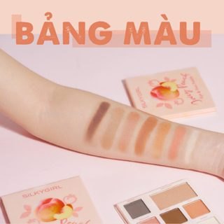 Bảng phấn mắt và má 7 ô Silkygirl Eye & Face Palette 12.6g hạt phấn li ti mềm mịn