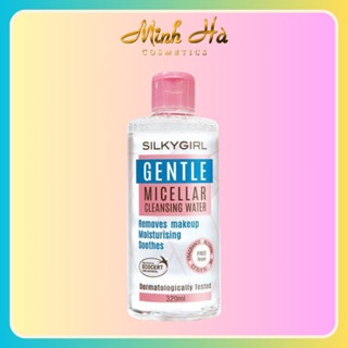 Nước tẩy trang dịu nhẹ SilkyGirl Gentle Micellar Cleansing Water 320ml làm sạch da dịu nhẹ