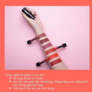 Son thỏi SilkyGirl OMG Powder Matte 3.5g son lì lên màu chuẩn mịn