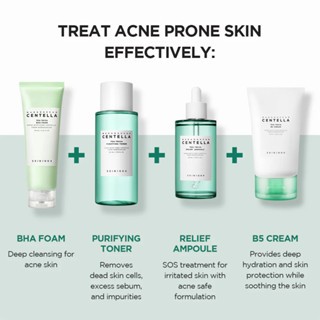 Kem dưỡng Skin1004 Madagascar Centella Tea Trica B5 Cream 75ml cấp ẩm làm dịu da