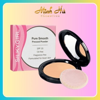 Phấn phủ SilkyGirl Pure Smooth SPF20 10g trang điểm mịn da, che phủ mọi khuyết điểm trên làn da