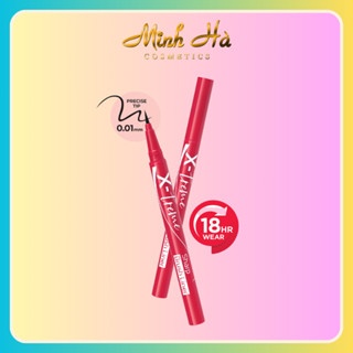 Bút kẻ mắt Silkygirl X-Treme Sharp Brush Liner siêu mảnh màu đen 01 Extreme Black chống lem chống trôi giữ màu lâu
