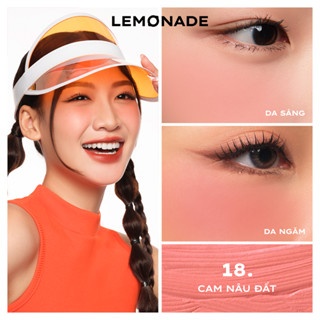 Phấn má kem Lemonade Perfect Couple Blush 5 years 8.5g finish mịn lì bền màu kèm cọ tiện dụng