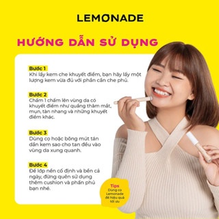 Kem che khuyết điểm Lemonade Matte Addict Concealer 3g kiềm dầu bên màu