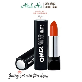 Son thỏi SilkyGirl OMG Powder Matte 3.5g son lì lên màu chuẩn mịn