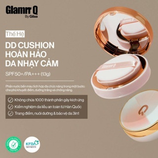Phấn nước GLAMRR Q Long Wear DD Cushion SPF50/PA+++ 15g mỏng nhẹ kiềm dầu hiệu quả