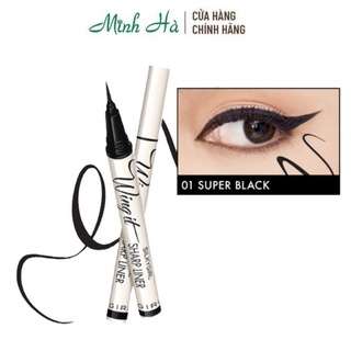 Bút dạ kẻ mắt SilkyGirl Wing It Sharp Liner 01 Super Black 0.5g cho đôi mắt thêm sắc nét