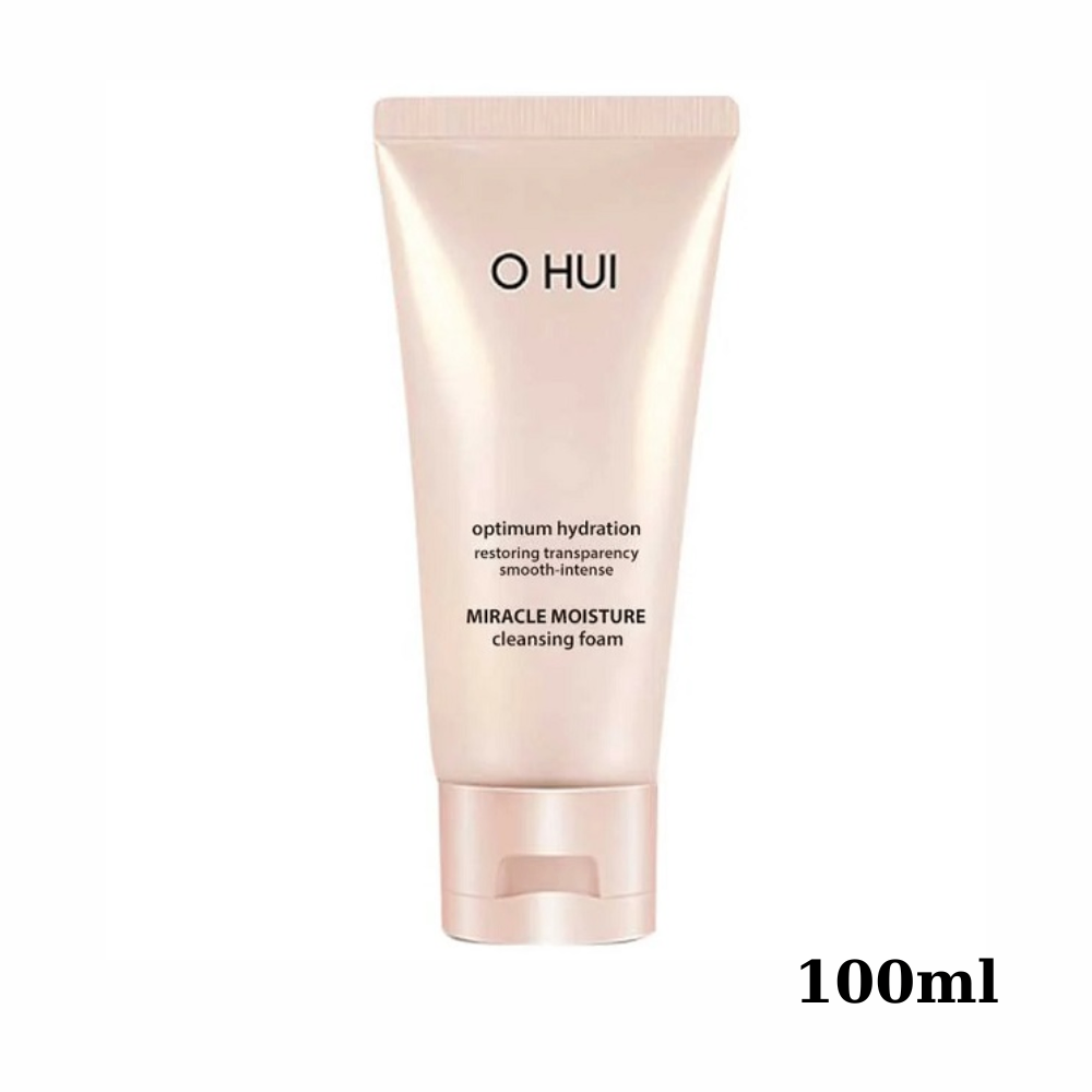 (Tách set) Sữa rửa mặt Ohui Miracle Moisture Cleansing Foam 100/200ml cấp ẩm làm sạch sâu
