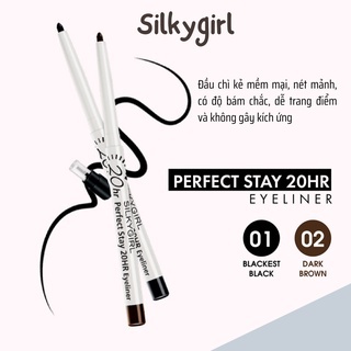 Chì kẻ mắt Silkygirl Perfect Stay 20hr 0.28g chống thấm nước, chống lem cho đôi mắt thêm sắc nét