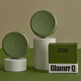Phấn nước trang điểm GLAMRR Q Vegan Super Cover Cushion SPF50+/PA+++ 15g kiềm dầu và che phủ tốt