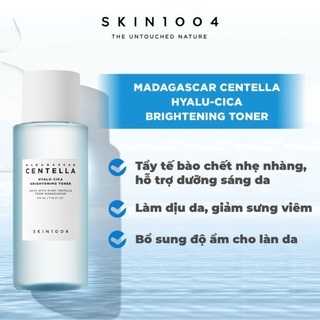 Nước hoa hồng Skin1004 Madagascar Centella Hyalu-cica Brightening Toner 210ml cấp nước và độ ẩm cho da