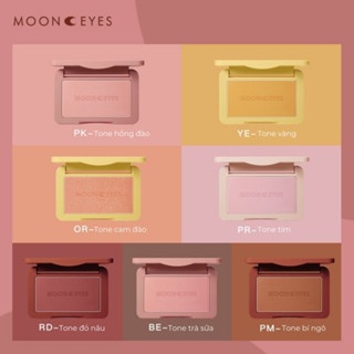 Phấn má hồng MOONEYES 6.5g trang điểm tự nhiên lâu trôi