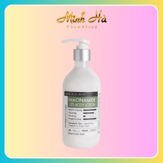Kem dưỡng toàn thân Derma Factory Niacinamide 10% Body Lotion 300ml cấp ẩm dưỡng trắng