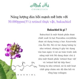 Tinh chất Derma Factory Bakuchiol 5% Ampoule 20ml dưỡng da căng bóng, chống lão hóa