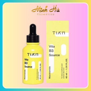 Serum dưỡng trắng Tiam Vita B3 Source 40ml phục hồi làm đều màu da