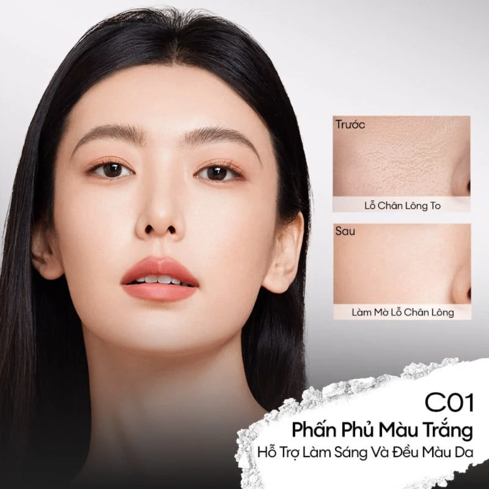 (Tặng gương + Bông phấn + Mask) Phấn phủ bột Colorkey Lasting Naturally-Occurring Loose Powder 8g kiềm dầu lâu trôi