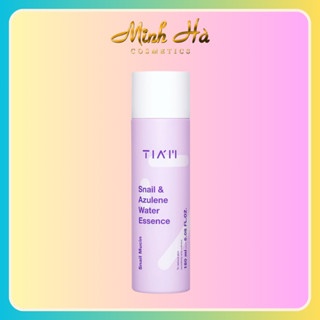 Tinh chất dịch lọc ốc sên Tiam Snail & Azulene Water Essence 180ml phục hồi làn da yếu dịu da hiệu quả