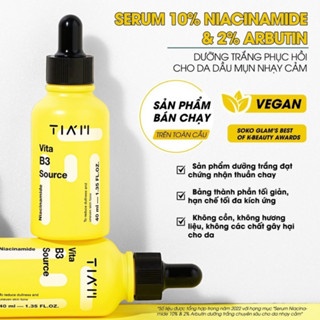 Serum dưỡng trắng Tiam Vita B3 Source 40ml phục hồi làm đều màu da
