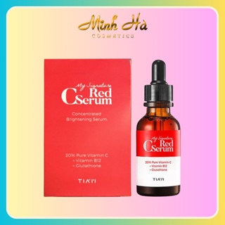 Serum Tiam My Signature Red C 30ml giúp trắng da mờ thâm nám